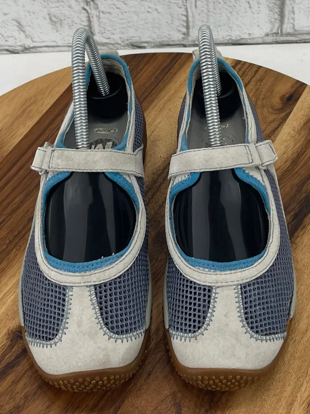 Merrell Circuit MJ Breeze Womens 6.5 Blue Gray Mary Jane Breathable Mesh Shoes